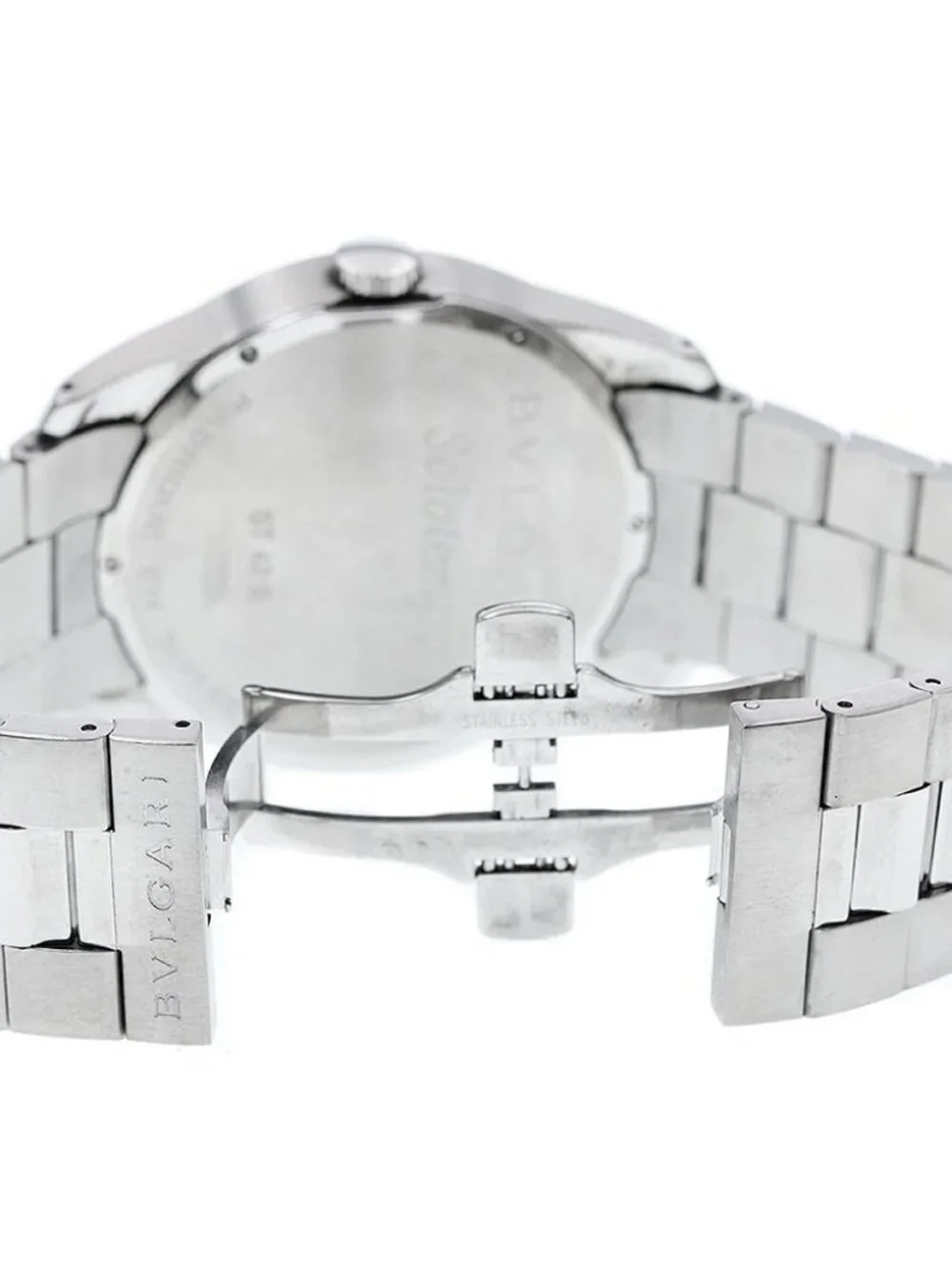 BVLGARI Solo tempo ST42S gray Dial Quartz Men's Watch_958340